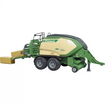 Bruder 02033 Krone Big Pack 1290HDP VC pienoismalli, 1:16, 2 neliskulmaisella paalilla, vihreä