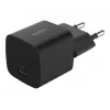 USB-C-laturi Belkin BOOSTCHARGE 25W Power Delivery musta – nopea USB‑C PD 25W seinälaturi