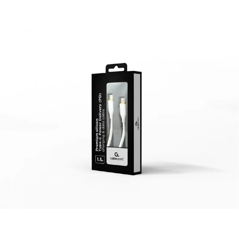 USB-kaapeli GEMBIRD CC-USB2S-CMCM-1.5M-W, 1,5 m