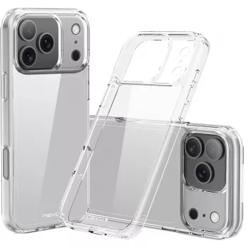 Nevox StyleShell Flex kotelo iPhone 17 Pro, läpinäkyvä