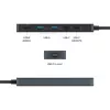 Hyper HyperDrive Flex HD4101BKGL 5-porttinen USB-C-keskitin (2x USB-A, 1x USB-C, 1x HDMI), musta
