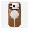 Puhelinkotelo Nomad Modern Leather Case iPhone 17 Pro, 16 cm (6,3 tuuman), tan, nahka & PC/TPU