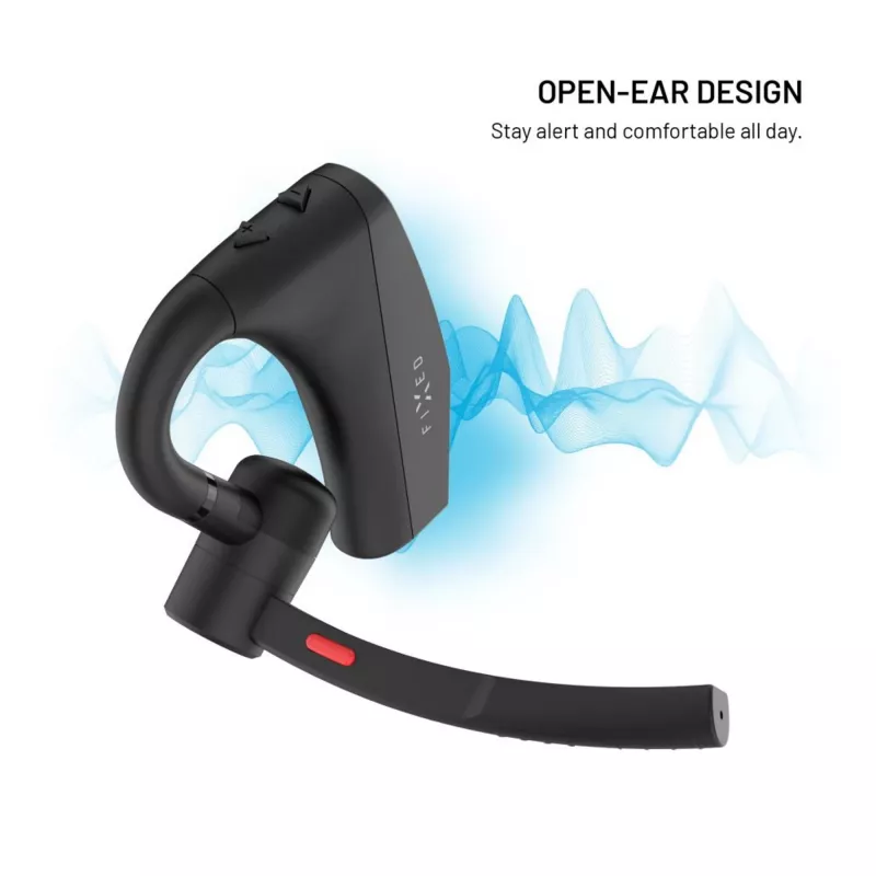 FIXED Talk Pro Bluetooth-kuulokemikrofoni, musta
