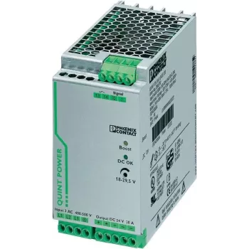 Virtalähde PHOENIX-CONTACT QUINT-PS/3AC/24DC/20 480 W, 320–575 V AC tulo, 24 V DC lähtö
