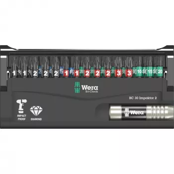 Wera 05057697001 Bit-Check 30 Impaktor 2 ruuvauskärkisarja