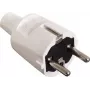 AS SCHWABE PVC-pistoke 16A, 250V tukeva versio valkoinen (62221)