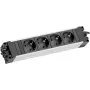 Bachmann STEP ALU 906.18802 jatkojohto, 4x CEE 7/3 pistorasiaa, GST18i3