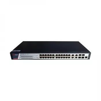 Hikvision Pro -sarja DS-3E2528P(B) - kytkin - hallittava - 24 x 10/100/1000 (PoE+)