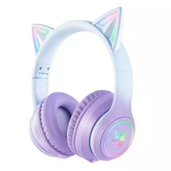 Kuulokemikrofoni Onikuma B90 pelikuulokemikrofoni sininen/violetti