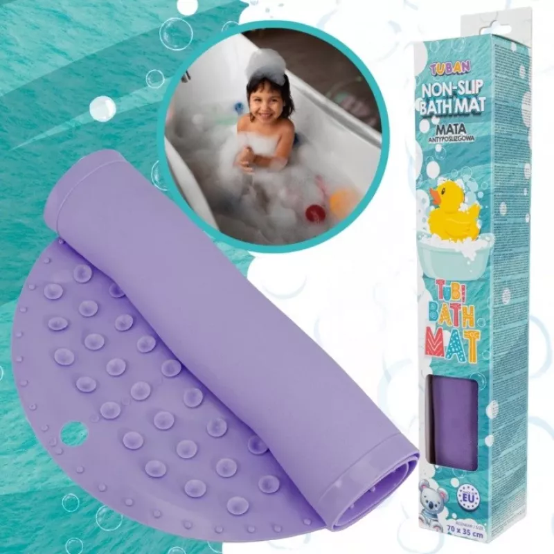 Liukumaton kylpymatto violetti