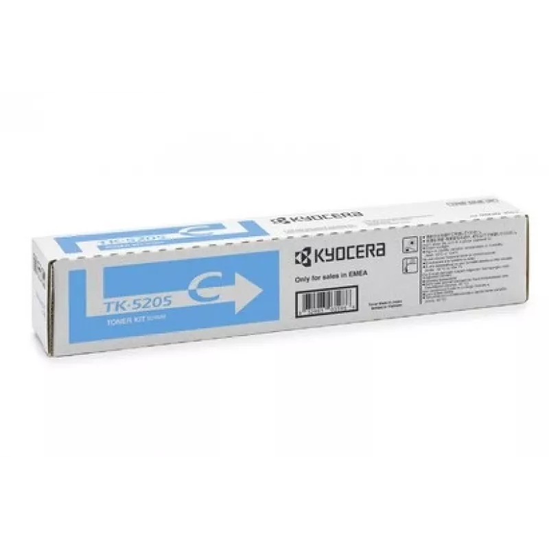 Värikasetti Kyocera TK-5205C alkuperäinen syaani 2500 sivua