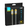 HDMI-kaapeli IBOX HD08 2 m, HDMI Type-A uros–uros, HDMI 2.1, hopea