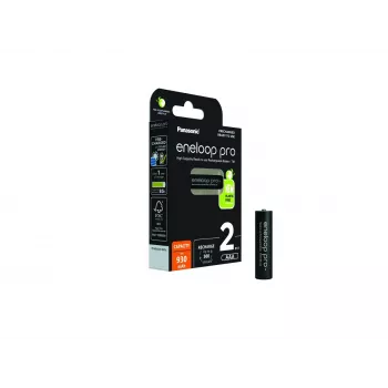 Akut PANASONIC ENELOOP PRO AAA 930 mAh 2 kpl (BK-4HCDE/2CP)