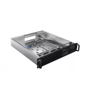 Rack-kotelo Lanberg SC01-5202-12B 2U musta 3 tuuletinta HDD+SSD