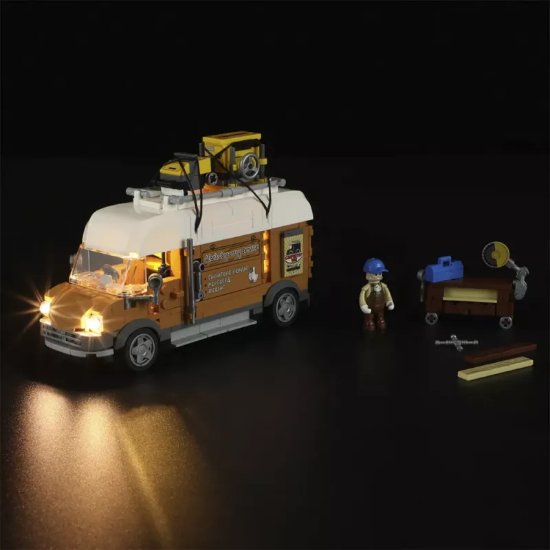 Tischlerei-Transporter, rakennuslelu