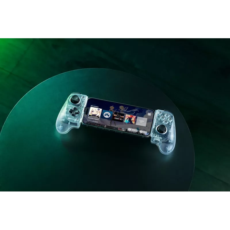 Razer Kishi V3 - Phantom White Ed. USB-peliohjain analoginen Android, iOS