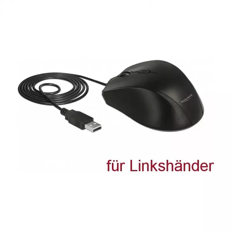 Hiiri DeLOCK 12548 Office vasenkätinen USB Type-A optinen 2400 DPI