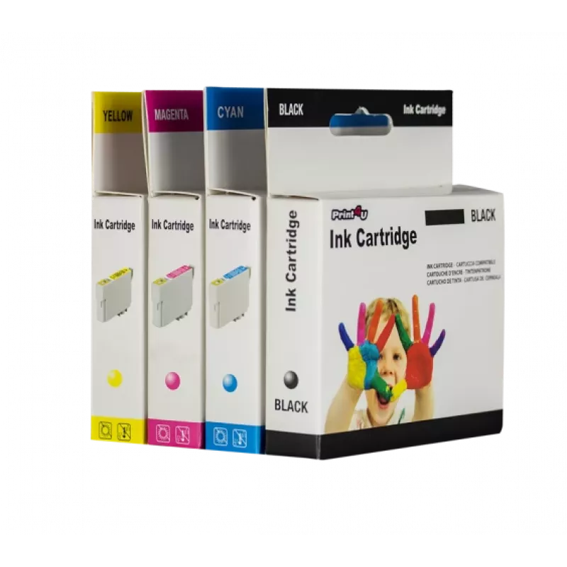 Yhteensopiva Epson T1281 musta, 3,5 ml.