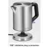 ProfiCook PC-WKS 1106 1l 2200W musta – ruostumaton teräs vedenkeitin (501106)
