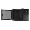 Seinäasennettava kaappi LANBERG WF01-6409-23B 9U, 60 kg, IP20, 600×450×512 mm, musta