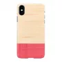 Älypuhelinkotelo man and wood iPhone X/XS – valkoinen, Mismatch-design