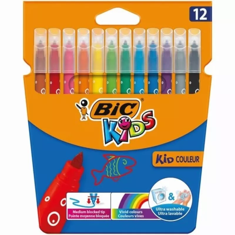 BIC huopakynät CF KID750 12 väriä 9202937