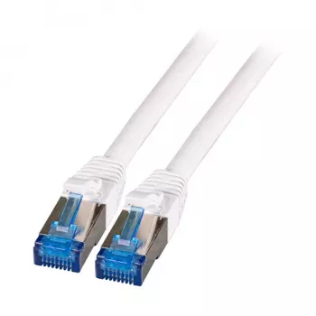 EFB-Elektronik RJ45-verkkokaapeli Cat.6A S/FTP TPECat.7 raakakaapeli superflex valkoinen 0,5m valmistaja: EFB Elektronik (K5525FWS.0,5)