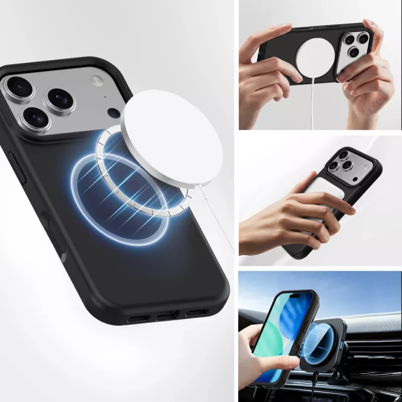 4smarts Silicone Case Cupertino 541570 suojakuori Apple iPhone 17 Pro -puhelimelle, MagSafe-yhteensopiva