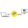 ROTRONIC-SECOMP Roline - adapterikaapeli - USB-C (uros) - DisplayPort (naaras)