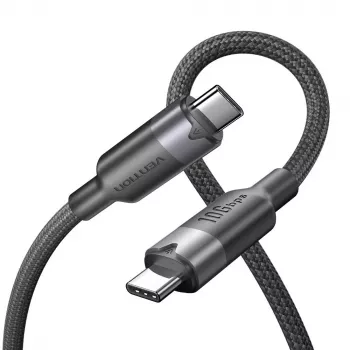 Vention USB 3.2 5A 10Gbps 1 m BK USB-C-C-kaapeli