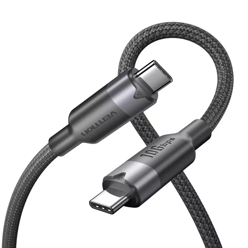 Vention USB 3.2 5A 10Gbps 1 m BK USB-C-C-kaapeli