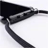 Lookabe Necklace Snake Edition puhelinkuori iPhone XR:lle, hopea/musta