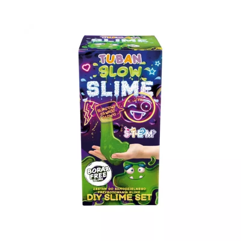 Setti Super Slime setti - Glow in the dark