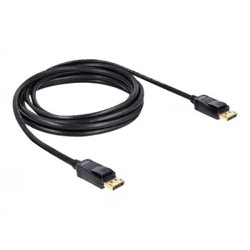 DisplayPort-kaapeli DeLOCK 82424 3 m uros-uros kulta musta