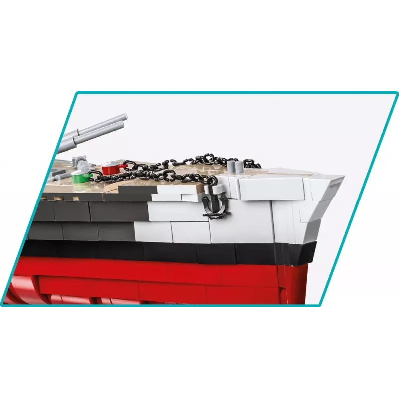 COBI 4839 Historical Collection taistelulaiva Tirpitz rakennuspalikkasarja, 2810 osaa, 1:300
