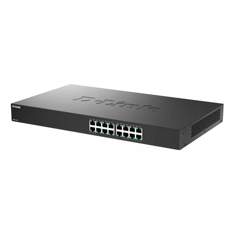 D-Link 16-porttinen 2.5G Multi-Gigabit hallitsematon kytkin, hallitsematon, L2+, 2.5G Ethernet (100/1000/2500)
