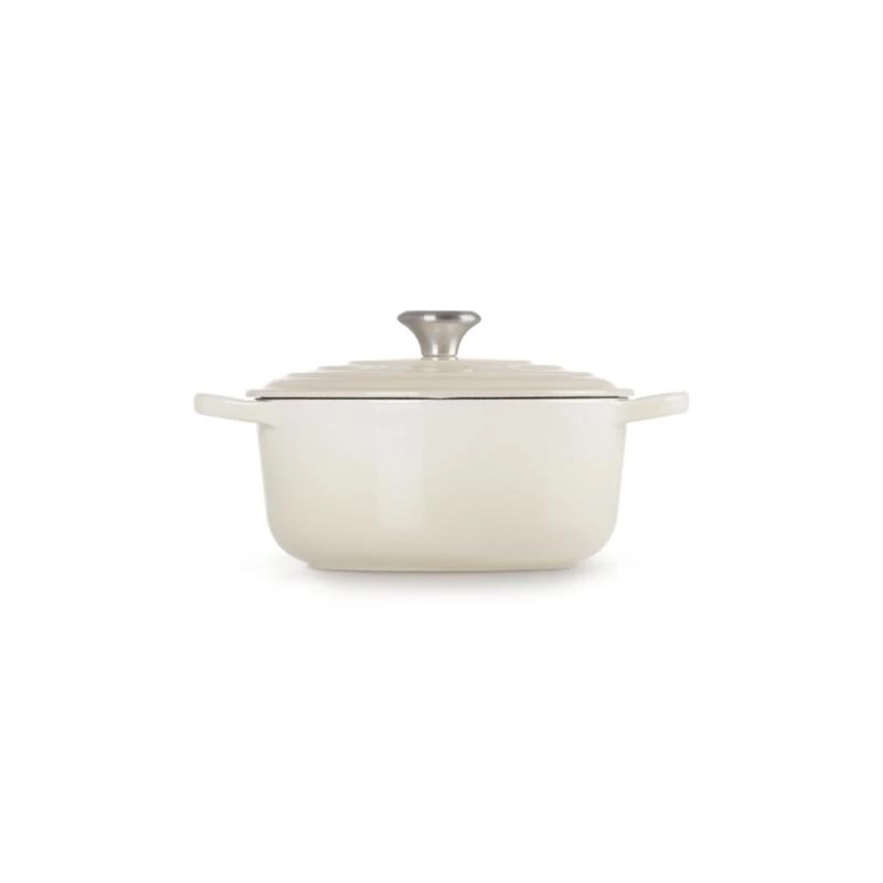 Le Creuset Signature paistinpannu pyöreä valkoinen 20 cm
