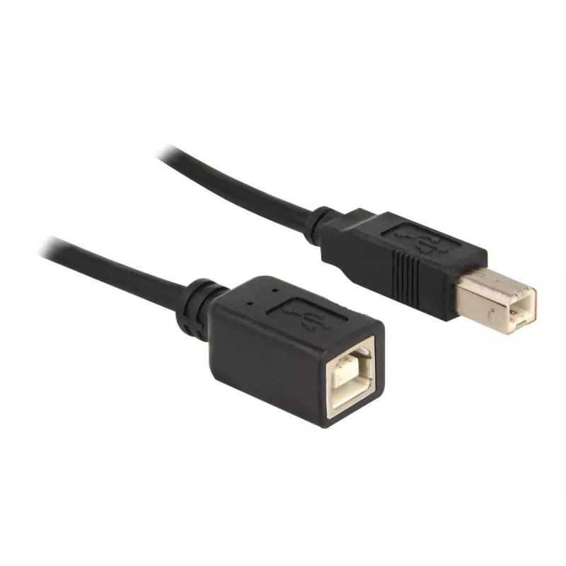USB-kaapeli DeLOCK USB2.0-B 2 m USB B musta