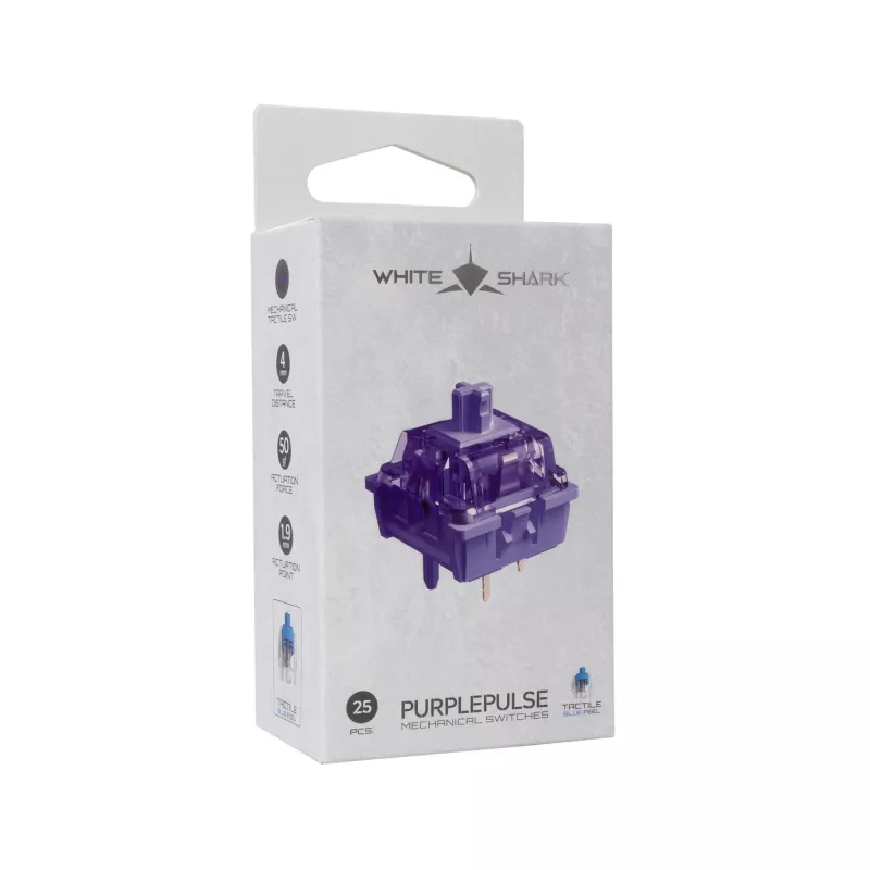 White Shark Purplepulse mekaaniset kytkimet 25 kpl
