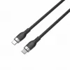 HYPER HyperJuice 240W silikoni USB-C - USB-C-kaapeli (1,8m/2m) - musta