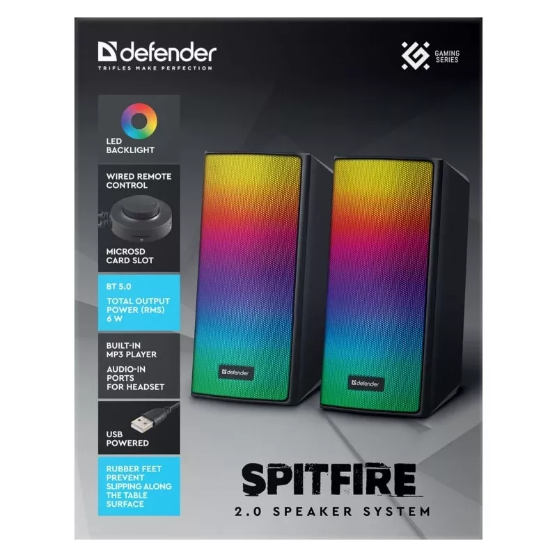 PC-KAIUTTIMET SPITFIRE 2.0 6W LED USB