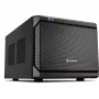 Sharkoon QB One musta - Midi/Minitower ITX, Mini-ITX 3,5 - PC-/Server virtalähde jäähdytin - USB, USB 2.0, USB 3.0