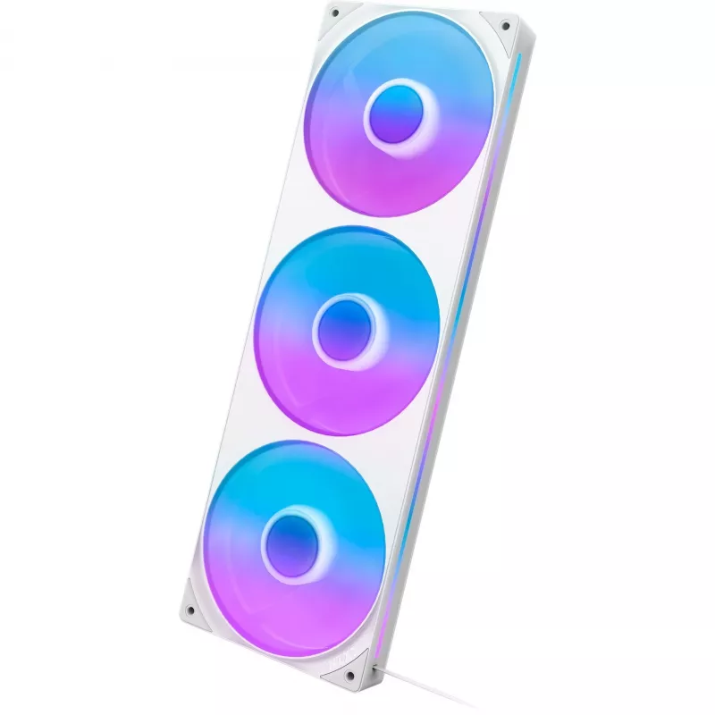 NZXT F360 RGB Core 120mm ARGB 3 kpl pakkaus valkoinen