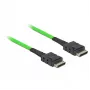 DeLOCK 85214 SAS-kaapeli 1 m musta SFF-8611 SFF-8611