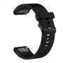 Silikoniranneke FIXED Garmin QuickFit 20 mm -kelloon, musta
