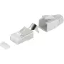 Kaapeliliitin RJ-45 S/CONN 72067-10GR harmaa valkoinen