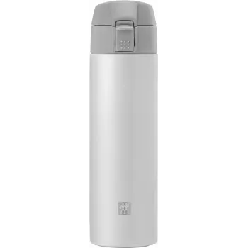 ZWILLING THERMO termospullo, matkamuki, kaksinkertainen seinämäeristys, turvasuljin, 450 ml, korkeus: 22,8 cm, valkoinen