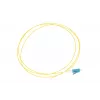 Extralink LC/UPC pigtail, singlemode G.652D, 900 µm PVC, 1 m, FTTH, keltainen