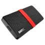 SSD Emtec 256GB USB Type-C 3.2 Gen 1 musta punainen X200