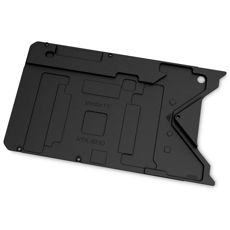 Taustalevy EK Water Blocks Quantum Vector FE RTX 3090 Ti alumiini musta
